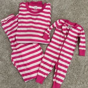 Hanna Andersson Pjs 3-6month with Matching Parent Set